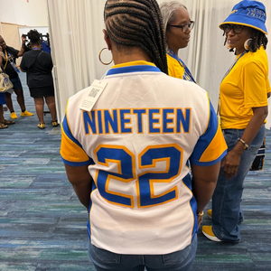 เอสจีโร่ ไวท์ รอยัล บลู โกลด์เสื้อฟุตบอลแขนสั้น 22 กราฟิก ชุดกีฬาทีม เสื้อฟุตบอลแบบกำหนดเอง เสื้อผ้ากีฬา - Product Image 6