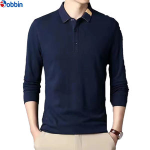 Chemise à manches longues pour homme, design tendance et professionnel, nouveau modèle, chemise polo pour l'automne, vêtements de travail de bureau, logo personnalisé - Product Image 4