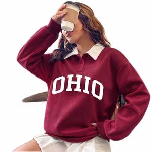 Sudadera con Capucha Personalizada al por Mayor de TEXAS para Mujer, con Logotipo Personalizado, Corte Holgado, Forro Polar Suave, Ropa de Calle de Invierno - Product Image 3