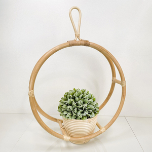 Plant <b>display</b> accessories best quality natural rattan planter <b>basket</b> plants holder pot <b>baskets</b> - Product Image 4