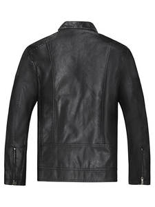 Nueva Llegada, Chaqueta de Cuero Genuino para Hombre, Diseño Unisex con Bloques de Color, Chaqueta de Cuero Personalizada de Alta Calidad para Hombre, Venta al Por Mayor 2026 - Product Image 2