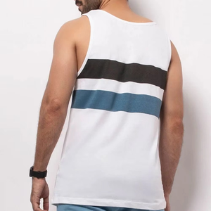 Wholesale 100% Polyester Anti-UV Eco-Friendly Tank Top Quick Dry Sleeveless Sports <b>Singlet</b> Training Custom Logo Workout Muscle - Product Image 3