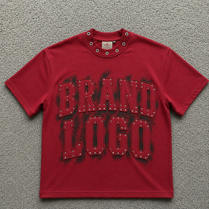 Camiseta Premium de Algodón Grueso de Corte Regular para Hombre, Impresión Personalizada DTF/DTG, Secado Rápido, Transpirable, Estilo Urbano Vintage - Product Image 5
