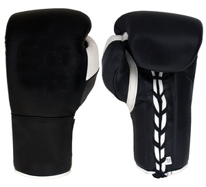 Guantes de boxeo profesionales de fábrica personalizados para hombre Material de cuero PU Característica impermeable - Product Image 3