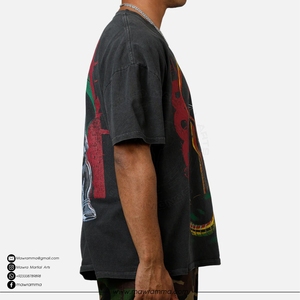Camiseta Oversize de Algodón 100% Personalizada con Logo para Streetwear, Estampado DTG, Hombro Caído, Estilo Vintage, Ecológica, Venta al por Mayor - Product Image 5