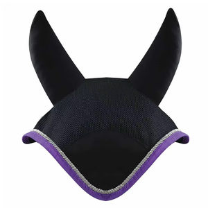 Más Vendido Gorro Protector de Orejas para Caballo Personalizado, Tejido a Mano, Transpirable, con Malla y Velo, tipo Máscara Antimoscas - Product Image 1