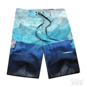 Shorts de plage décontractés pour hommes en nylon à taille élastique, design tendance, personnalisables, très demandés - Product Image 3