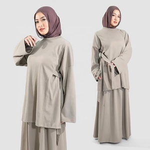 Customize Muslim Swimwear Islamic Unisex Modest Hijab Full Coverage Pants/<b>Skirt</b> 2-Piece Set Spandex/Polyester Breathable Quick - Product Image 5