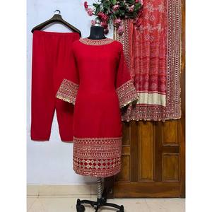 Ensemble haut et bas pour femmes, magnifique tenue de soirée avec dupatta - Product Image 2