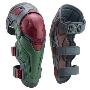 Genouillères de moto haute performance respirantes et épaisses avec fermeture auto-agrippante pour une protection optimale lors de la conduite à vélo - Product Image 1