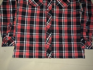 เสื้อเชิ้ตผ้าสักหลาดลายสก็อตสีแดงดำสำหรับผู้ชาย แบรนด์ AERO แขนยาว ปิดด้วยซิป คอปกแบบลำลอง ผ้าฝ้าย 100% ป้องกันการเป็นขุย ใส่ได้ในช่วงฤดูใบไม้ผลิ - Product Image 6