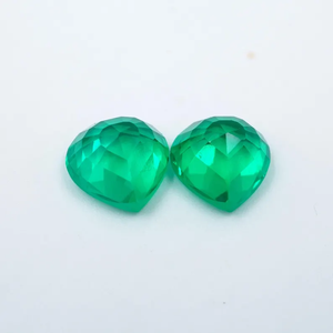 Esmeralda Colombiana Cultivada en Laboratorio, Corte Corazón de 3.90 Quilates, 8x8 mm, Marca HAYAAT GEMS para Joyería - Product Image 3