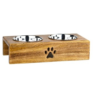 Comedero de Madera Ecológico Personalizado para Perros Pequeños y Medianos y Gatos, para Pedidos al por Mayor - Product Image 4