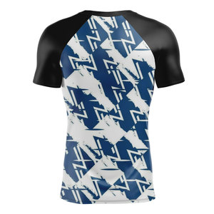 Men Compression Shirt Short Sleeve Athletic Running Gym Comfortable Top Quick Dry Workout T Shirt Baselayer Rashguard for men - Product Image 2