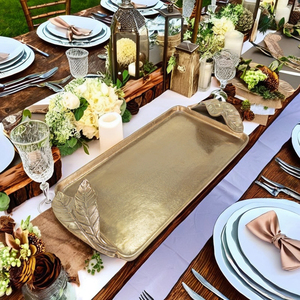 Stylish Customised Size Aluminium Safe Serving Tray for Wedding Restaurant and Home <b>Decor</b> Price on Sale - Product Image 2
