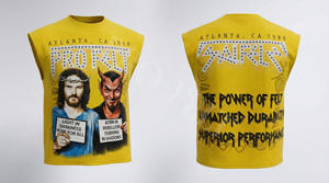 Camiseta de Manga Corta al por Mayor, Moderna, Elegante, Estilo Urbano, Ligera, Vintage, 100% Algodón Orgánico, Transpirable, con Estampado - Product Image 4