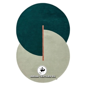 พรมขนสัตว์ทอมือแบบหรูหราสั่งทำพิเศษ พรมขนสัตว์ทอมือสำหรับห้องนั่งเล่น ขายส่ง สิ่งทออินเดีย H/L - Product Image 1