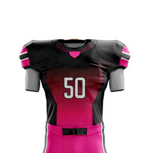 Uniforme de football américain de qualité supérieure, réfléchissant, respirant, design extérieur, personnalisable, 100% polyester, sur mesure - Product Image 4