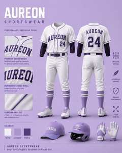 Ensemble uniforme de baseball personnalisé pour hommes, maillot en mesh, tenue d'équipe à manches courtes avec pantalon - Product Image 5
