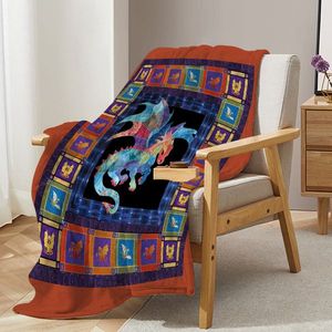 Coperta in Morbido Flanella 3D a Forma di Drago per Divano, Letto, Campeggio e Viaggi - Product Image 4
