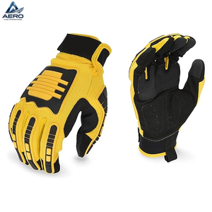 Guantes de Seguridad TPR para Mecánicos y Construcción, Guantes de Trabajo de Alta Visibilidad Anti-Impacto, Equipo de Protección Multiusos Duradero - Product Image 1