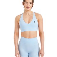 Soutien-gorge de sport essentiel pour femme, respirant, extensible, offrant un bon maintien, confortable pour l'entraînement, la gym et le fitness, vente en gros