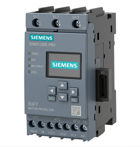 Relais de protection moteur Siemens 3UF7103-1AA00-0 Simocode 3UF71, module de commande d'automatisation industrielle - Product Image 1