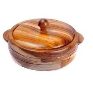 Casserole isotherme en acier inoxydable faite à la main, boîte à chapati, récipient avec couvercle, compatible lave-vaisselle, grande capacité - Product Image 1