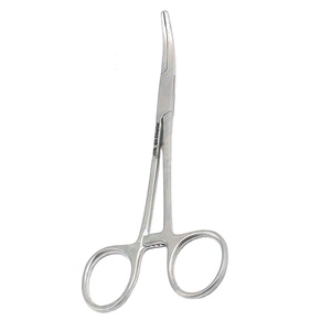 Pinzas Arteriales Dentales Curvas de 5.5 mm al por Mayor, Instrumentos Médicos, Pinza Quirúrgica Manual para Arterias, Instrumento Hecho de Acero Inoxidable - Product Image 1