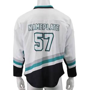 Maillots de hockey sur glace en polyester personnalisables OEM, sublimation numérique, broderie en twill, toutes tailles, modèle Eoin Winston Sports - Product Image 3