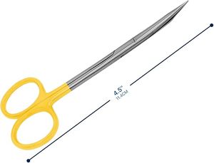 Ciseaux de tenotomie Steven de qualité supérieure, droits, fins, tranchants, outil de coupe de précision pour la microchirurgie ophtalmique, réutilisables, approuvés ISO - Product Image 2