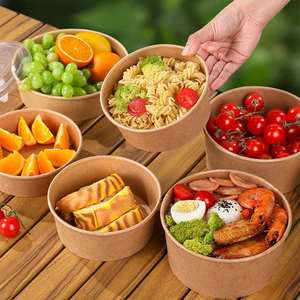 Eco-Friendly Microwavable Disposa with Lid Disposable Accessory for Camping <b>Microwave</b> Safe - Product Image 5