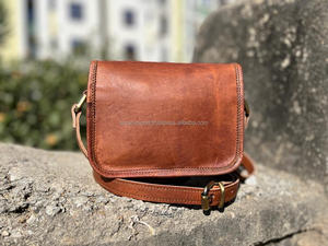 Goat Leather Causal Handmade Shoulder <b>Handbag</b> <b>Small</b> Bag - Product Image 5