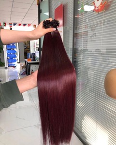 ผมต่อแบบเวฟสีแดงเบอร์กันดี คุณภาพส่งออก เกรดเวอร์จิ้นเรมี่ เนื้อนุ่ม สำหรับจัดแต่งทรงผมแฟชั่น มีจำหน่ายแล้ว - Product Image 2