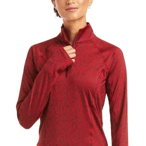 Wholesale Custom Made High Quality Equestrian Horse Riding Shirt for Women Horse Riding Baselayer for Girls - Product Image 3