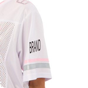 Nueva Camiseta de Fútbol Oversize Estilo Urbano con Cuello en V, Malla Transpirable, para Hombre y Mujer, Fabricada en Poliéster por OEM - Product Image 5