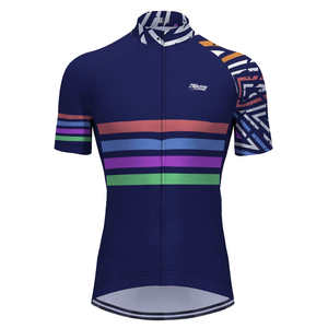 Maillot de Ciclismo Transpirable de Manga Corta para Hombre, Primavera/Verano, con Estampado Personalizado para Bicicletas - Product Image 2