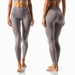 Leggings de fitness personnalisés pour OEM, nouvelle collection, tissu tricoté sans couture, design OEM, leggings de fitness push-up en promotion - Product Image 3
