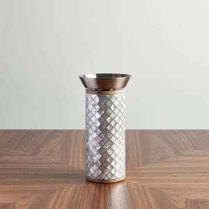 Brûleur à Bakhoor en Métal Incrusté de Nacre de Luxe, Élégant Porte-Encens Arabe Mabkhara pour Oud, Ramadan, Aïd et Décoration Intérieure Haut de Gamme - Product Image 4