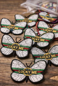 Patch brodé thermocollant Lucky Me de 2,5 pouces, 10 couleurs disponibles, de haute qualité pour le bricolage - Product Image 6