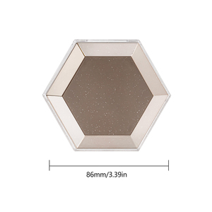 Iluminador en Polvo Brillante de 8 Tonos, Iluminador de Brillo Modulable para Rostro y Cuerpo en Estuche Hexagonal - Product Image 6