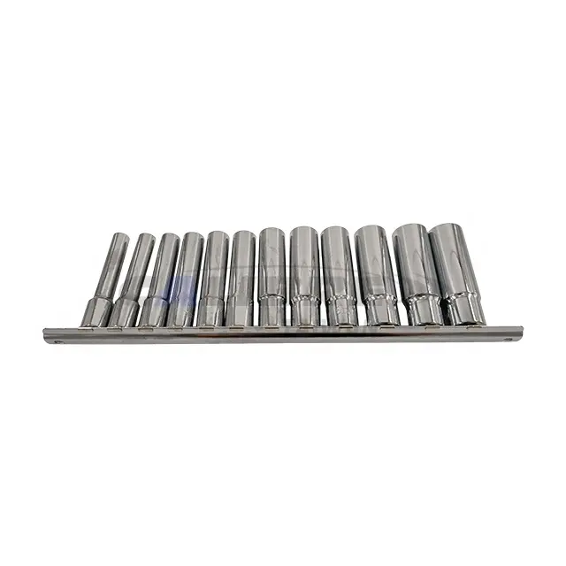 CALIBRE יד כלים 12PC 3/8 "ד"ר 8-19mm נוסף עמוק מטרי שקע סט ארוך להגיע שקע סט