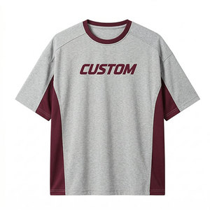 Camisetas Premium de Felpa 100% Algodón, Precio de Fábrica, Impresión de Logotipo Personalizado, Unisex, Lisas, Clásicas, de Manga Corta, Ecológicas y Transpirables - Product Image 1