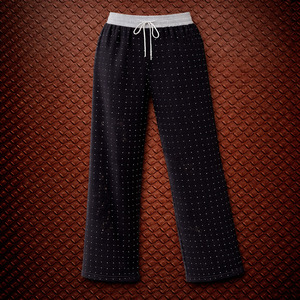 Pantalon de survêtement Oxford en coton pour homme Ekin Impex Ekin 151, style streetwear, 400 g/m², délavé à l'acide, coupe large, oversize, hip-hop, léger, taille moyenne - Product Image 1