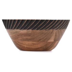 Bol à salade en bois d'acacia, bol à fruits en bois de manguier de qualité alimentaire pour fêtes, fruits secs, chips, table basse, comptoir, bol à clés, vaisselle - Product Image 3