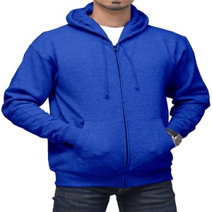 Sudadera con capucha unisex de 350 GSM, 100% algodón, con cremallera, de peso medio, corte regular, para impresión digital, ecológica. - Product Image 6