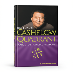 Quadrant du Flux de Travaux et de Revenus des Pères Riches par l'auteur Robert T. Kiyosaki, impression de livre personnalisée à couverture souple - Product Image 1