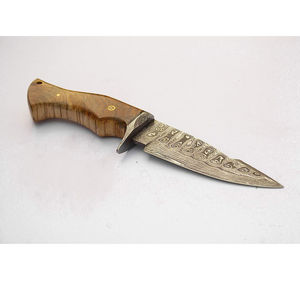 Cuchillos de Supervivencia Hechos a Mano de Acero de Damasco, Herramienta para Campamento y Actividades al Aire Libre, Cuchillos de Supervivencia de Acero de Damasco para Exteriores - Product Image 2