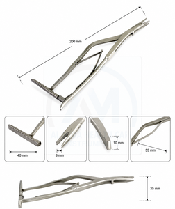เครื่องถ่างกระดูกแบบแมนนวล AL MIDA AMHC-R-354 ทำจากสแตนเลส สำหรับการผ่าตัดกระดูก ใช้ซ้ำได้ ระดับ Class I อุปกรณ์การแพทย์ ได้รับมาตรฐาน CE - Product Image 4