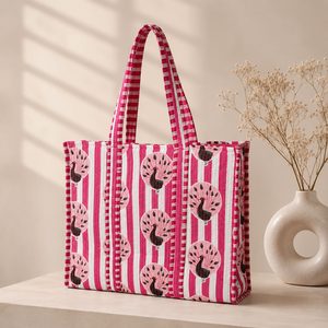 Reusable Eco-Friendly Bohemian Style Peacock Print <b>Large</b> Cotton Tote <b>Bag</b> with Zipper Closure for Daily Use <b>Beach</b> Travel Shopping - Product Image 3